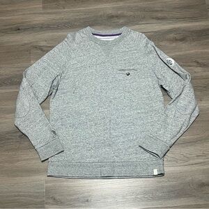 Tom Morris Men's XL Cotton Pullover Gray The Old Course St Andrews Links Golf